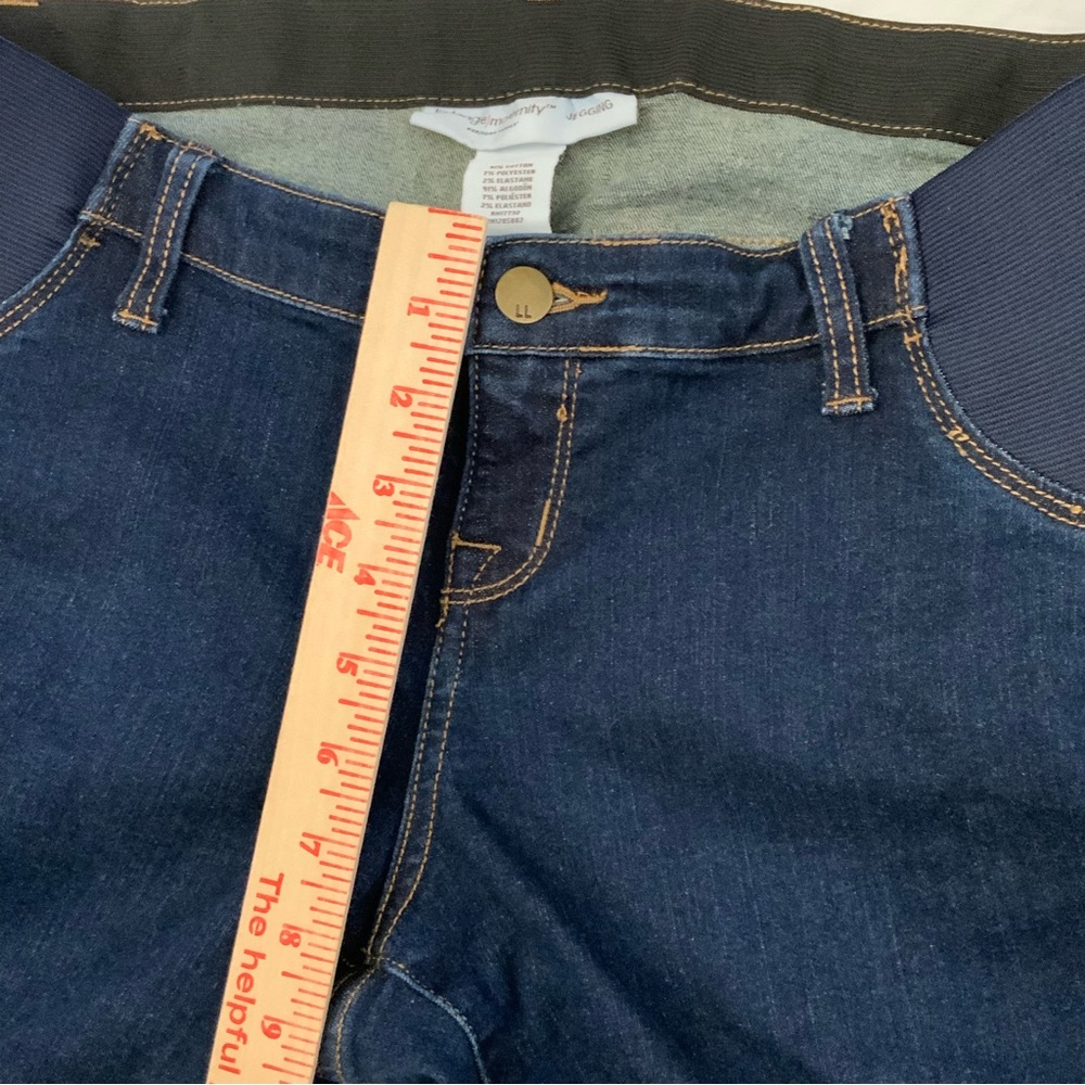 Liz Lange For Target Maternity Jegging Jeans 
Size Medium Stretch Side Panels - Picture 7 of 13